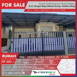 DIJUAL RUMAH CANTIK SIAP HUNI DESAIN MODERN DI PONTIANAK