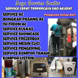 Service AC Bongkar AC Pasang AC Servis Mesin Cuci Kulkas Frezer Taman