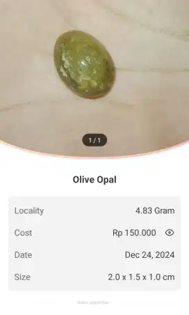 BATU PERMATA CINCIN OLVIE OPAL