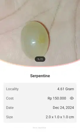 BATU PERMATA CINCIN SERPENTINE