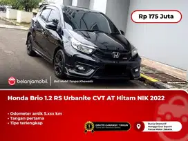 [ KM ANTIK 5RB ] Honda Brio 1.2 RS Urbanite CVT AT Hitam 2022/2023