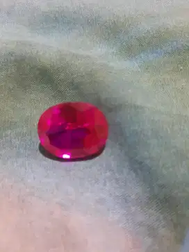 Dijual batu pink sapphire istimewa 22 crt