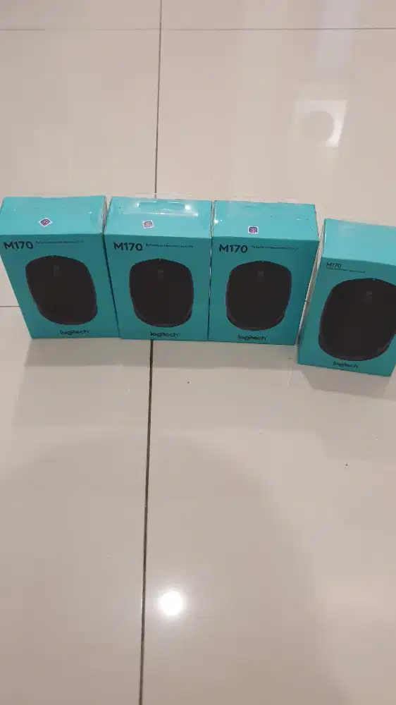 Mouse Wireless Logitech tipe M170 New