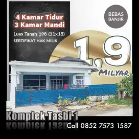 Rumah 1 lantai komplek Tasbi 1 / tasbih 1