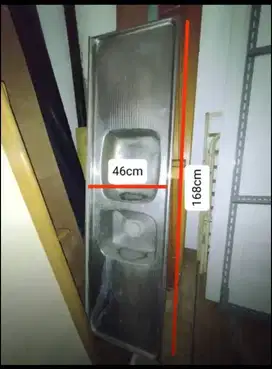 Sink Doubel Panjang Cuci Piring Resto Dapur Umum Mess Karyawan Proyek