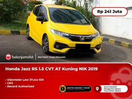 [LOW KM 37RB] Honda Jazz RS 1.5L GK5 CVT AT Kuning 2019/2020