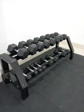 Dumbell Hexagonal ukuran 1-10 kg