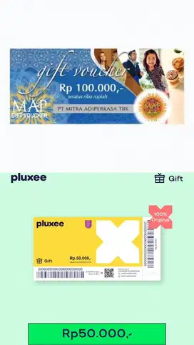 Voucher MAP & Pluexe