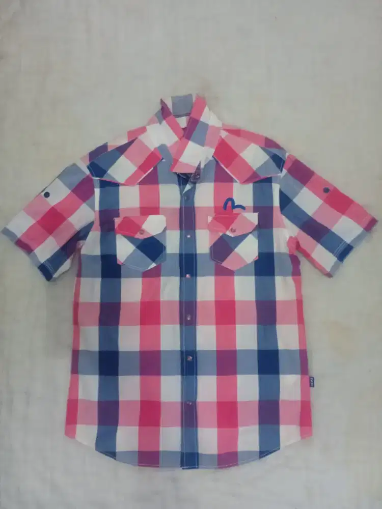 Kemeja Lengan Pendek Evisu