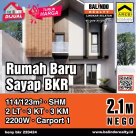 Rumah Baru Siap Huni Sayap BKR Pasir Salam