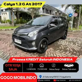 [Dp5jt] Calya 1.2 G Matic 2017 ORISINIL Pajak Baru Kredit Murah