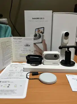 Insta 360 go 3 128gb fullset kondisi 95%