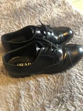 Sepatu Vantopel PRADA - black pria