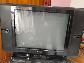 Dijual tv tabung sharp alexander slim  29inch bagus & siap pakai