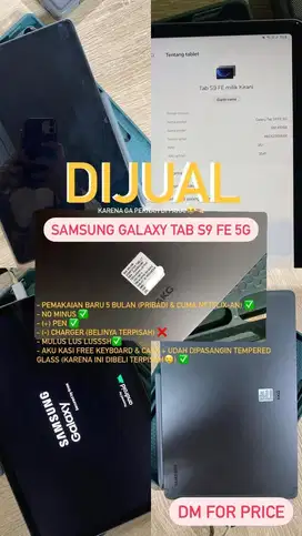 SAMSUNG TAB S9 FE 5G