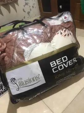 Dijual bed cover merk new illusions ukuran 180x200 KING