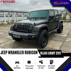 Jeep Wrangler Rubicon 3.8L At 4x4 2011 Km 72 Ribu Record Bergaransi