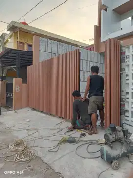 Pagar pintu gerbang minimalis