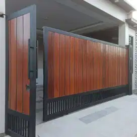 Pintu gerbang minimalis