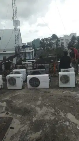 Service AC bongkar pasang AC perbaikan AC kulkas freezer showcase dll