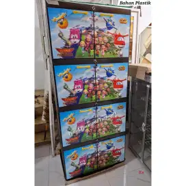 Lemari Plastik Lemari serbaguna lemari baju Lemari Pakaian locker