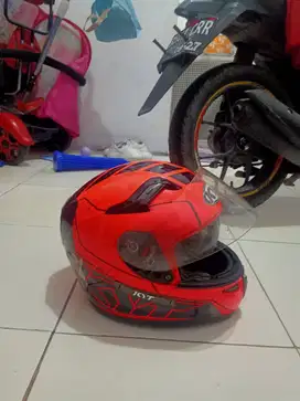 Helm Kyt K2r Original / K2 Rider / Double Visor Motif - Orange Fluo,