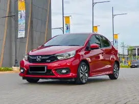 (Tdp 5jt) Honda Brio 1.2 RS CVT 2019 Merah