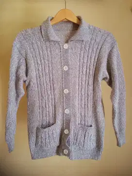 Cardigan Bahan Rajut Tebal