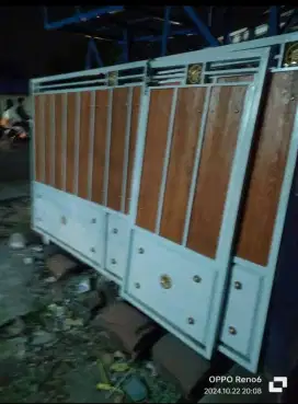 Pagar plat Kombinasi Grc
