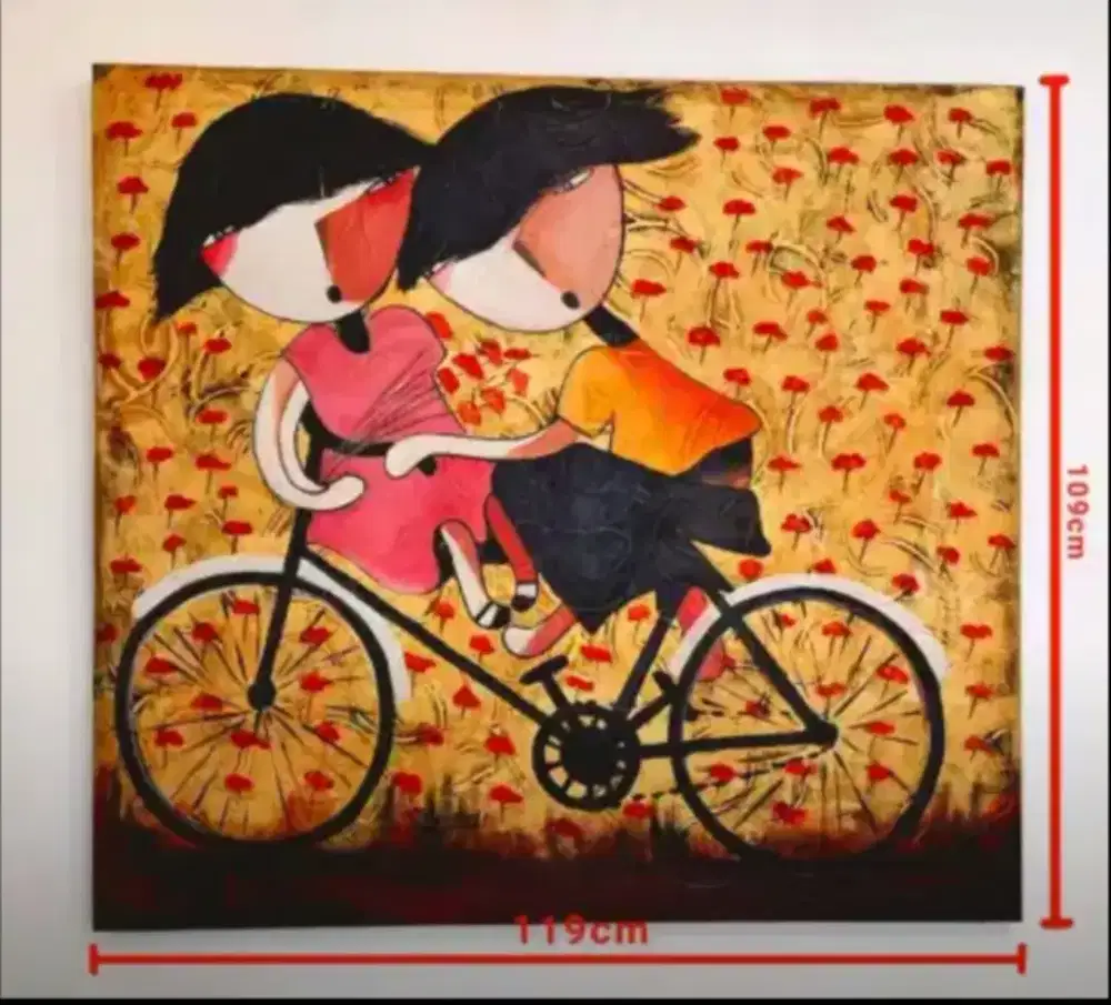 Lukisan Sepeda Anak
