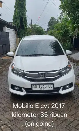 Mobilio E cvt 2017 matic 35 rb Kilometer