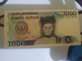 Uang kertas 1000 singsinga maharaja tahun 1987