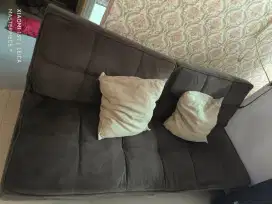 Sofa Bed warna Cokelat