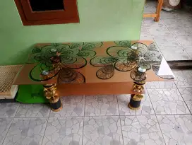 meja kaca bekas