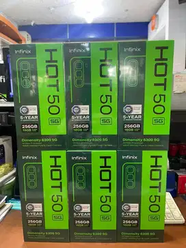HP Baru..Infinix Hot 50 5G 8/256 Garansi Resmi (Warna : Blue)