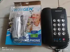Pesawat telepon rumah hitam berfungsi murah 50rb aja belinya 115rb