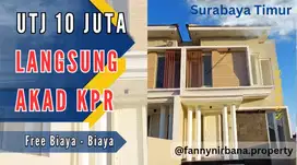 DP 0%, Subsidi Angsuran KPR 24bulan Rumah 2 Lantai Surabaya Timur