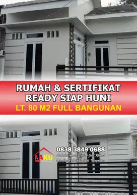 Rumah Siap Huni Selangkah dari Jalan Raya Ungaran