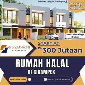 RUMAH MINIMALIS HARGA EKONOMIS DI GRAND AL KAHFI PAWARENGAN CIKAMPEK