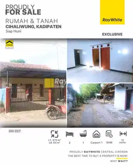 Dijual Rumah Beserta Tanah di Cihaliwung Kadipaten Majalengka