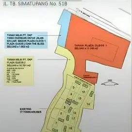 Dijual Dibawah NJOP Tanah 1,6 ha Siap Bangun Di Jl. Tb. lSimatupang -