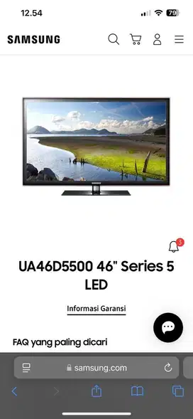 Samsung TV LED 46” UA46D5500 46 Series 5 LED