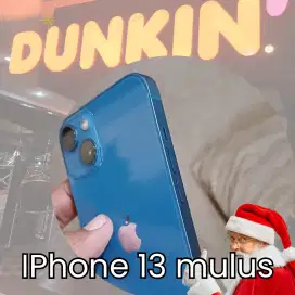 Apple iPhone 13 blue mulus, tuker tambah OK