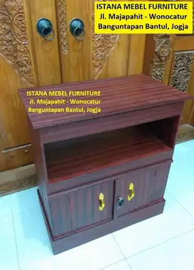 Lemari Almari Meja Rak Televisi TV Akuarium Aquarium Dispenser Kayu #2