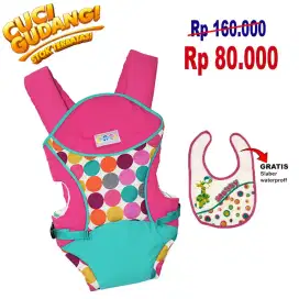 CUCI GUDANG Gendongan ransel bayi SNOBBY BABY