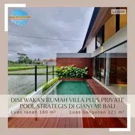 Rumah mewah Disewakan Plus Private Pool di Gianyar Bali