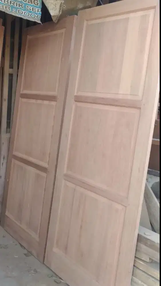 PINTU PANEL FULL KAYU