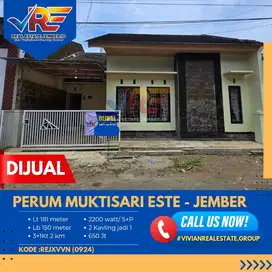 RUMAH 2 KAVLING DI MUKTISARI  ESTE TEGALBESAR JEMBER