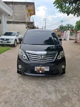 Jual Alphard hitam 2014 SC 2,4