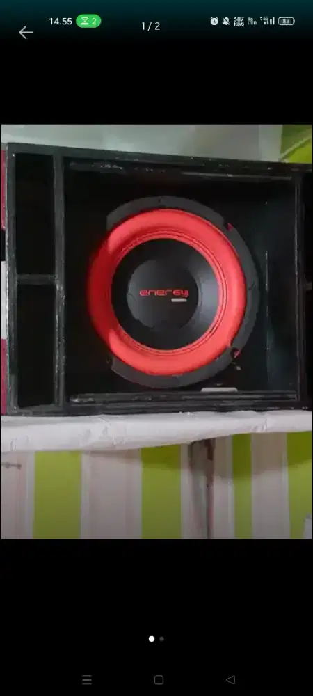 Box speaker spl planar line array